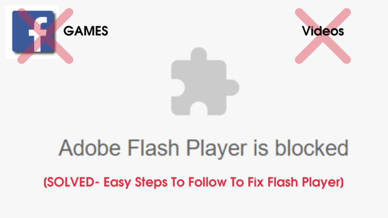 Flash player blocked